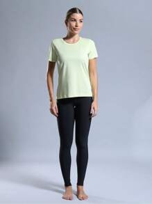 BABYLOOK WOMEN'S FITNESS T-SHIRT - Green - View 5