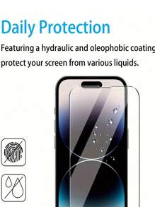 2Pcs Tempered Glasses Compatible With IPhone16 15 14 Pro Max 13 12 Mini 11 Pro Max Screen Protector Compatible With Iphone 7 8Plus XR XS Max Glass Gift For Birthday, Family, Friends Phone Screen Protector, Phone Accessories