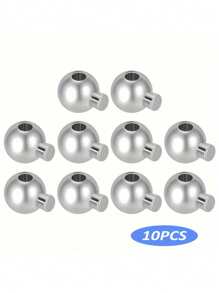 Round Crimp Beads,Stopper Beads Bead Caps For Jewelry Making, Spacer Beads Metal Bead Stopper Crimp Charms For Bracelet Necklace Ends Accessories