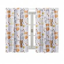 Children's Curtain Encantos 2.00 X 1.50 Decoration, Baby Room, Baby, Girl, Boy - Màu vàng - Xem 2