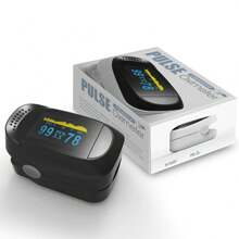 Digital Finger Oximeter Clip Type Pulse Oximeter Screen - Black - View 6