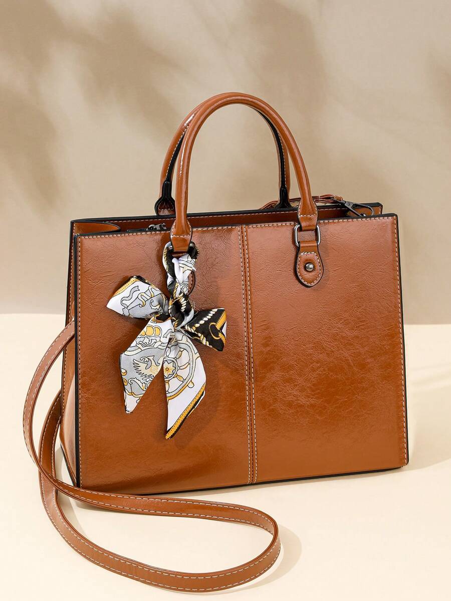 2025 新款多口袋女士手提包高品质软皮女式单肩包奢华设计师女孩手提包