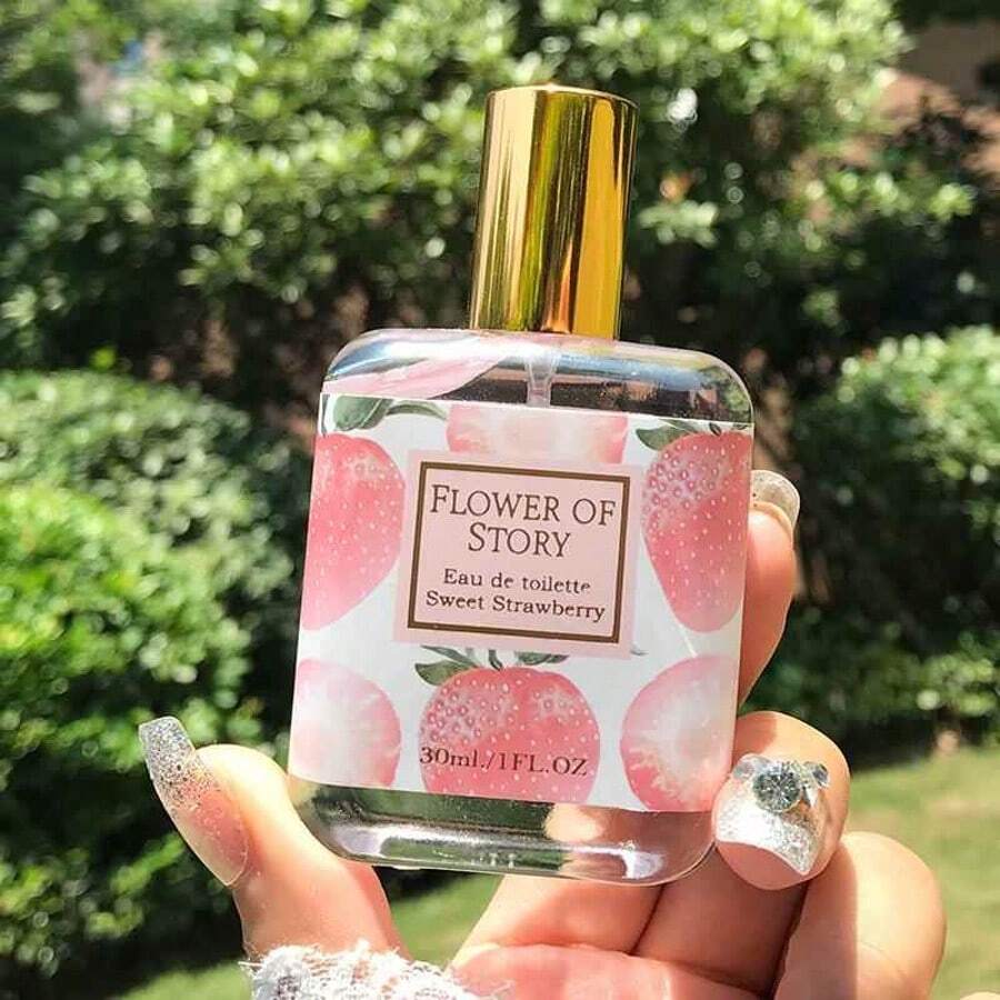 花的故事初恋草莓香水水果香水持久留香适合所有场合女生约会必备学生礼物送女友女友可携带方便小件30ml - 初戀草莓果香 - 查看 1