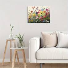 Wildflower Canvas Wall Art Print-1 Pc Wooden Framed Canvas Painting -  Thickness 2.25cm/0.9inch,Valentine's Day Decorations At Home,Valentine's Day,New Year,Home Gift Decoration, Room Decoration Aesthetic, Wall Decoration Art, Perfect Gift, Autumn And Winter Wall Decoration, Living Room Decoration, Bedroom Decoration, Kitchen Decoration, Entry Decoration, Bathroom Decoration, Direct Wall Painting, High Quality Wall Painting Poster ,Easter  Easter Decorations For Women