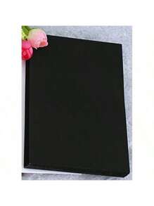 50 peças Cartões Rígidos em Branco para DIY, Pintados à Mão, Grafite, Cartão Postal Manuscrito, Cartão de Felicitações, Cartão de Mensagem Mais Cartão Preto Grosso, Cartão de Papel com Vaca, Natal