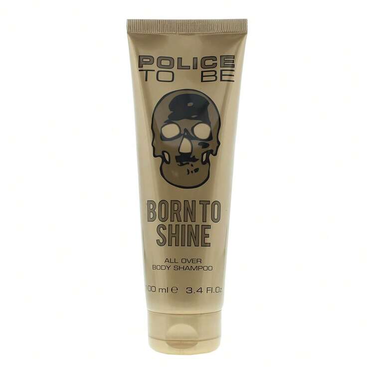 Police To Be Born To Shine Body Shampoo 100ml - Clear - View 2