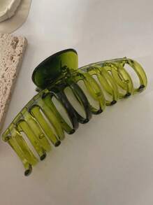 2pcs Women's Jelly Patent Large Claws Hair Clips In Pink, Beige Colors. Fashionable, Versatile, Elegant And High-End Hair Accessories. Suitable For Daily Use, Outdoor Activities, Showering, Face Washing, Hairstyling, Makeup And Clothes Matching. Casual Y2k