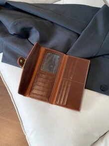 Vintage Designer Wallet PU Leather Women Wallet Elegant Evening Clutch Wallet Purse Wallet Long Wallet For Women Mini Wallet