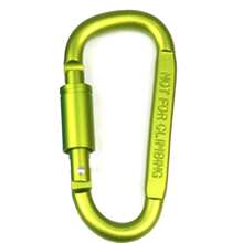 Khóa leo núi loại D chất lượng cao 8CM có khóa, Khóa đai ốc treo nhanh, Khóa ba lô bằng hợp kim nhôm - nhiều màu - Xem 15