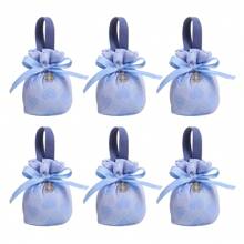 6 件装手提袋形状糖果袋婚礼糖果包装盒生日婚礼节日派对用品小礼品袋 - 彩色 - 查看 17