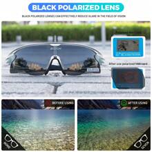 SCVCN 3lens Polarized Fishing Sports Glasses Cycling Glasses Men Women Fashion MTB Mountain Road Bike Eyewear Outdoor Sports Running Hiking Riding Camping Accessories - 48 - View 3