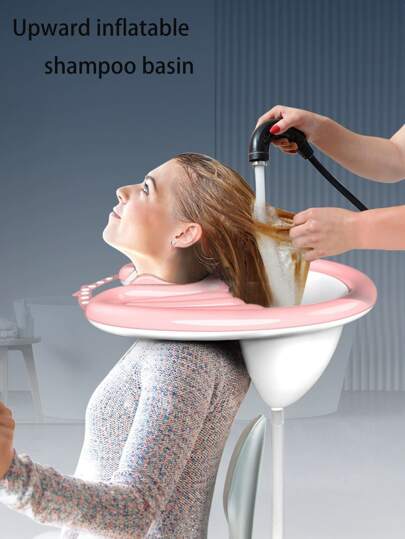 Reclined Shampoo Bowl For Adults, Postpartum, Pregnant Women, Children, Elderly, Patients - Home Hair Salon Shampoo Basin Home Bathroom Decor Back To School