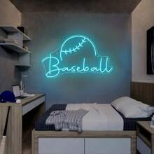 1 Stück individuell anpassbare getrennte Neon-Lichtmasten für Fans, leuchtende Neonlichter, geeignet für Heimdekoration, Kinderzimmerdekoration, Café-Dekoration, Restaurantdekoration, Gartendekoration, Partydekoration und mehr.