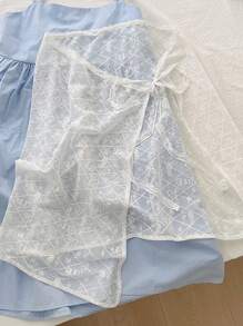 1 件装臀部窗帘女士折叠裙，个性化多功能遮盖裙，系带蕾丝围裙 - 彩色 - 查看 3