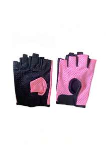 1 Pair. Lightweight And Breathable Fitness Gloves For Outdoor Sports In Spring And Summer - Full Palm Protection, Suitable For Weightlifting, Gym Training, And Cycling - Multicolor - View 10