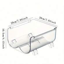 1pc - Stackable Transparent Wine Storage Rack, Wine Rack, Home Wine And Water Bottle Rack, Wine Display Rack, Refrigerator, Cabinet Storage, Countertop, Kitchen Organizer And Storage, Kitchen Accessories - Multicolor - View 14