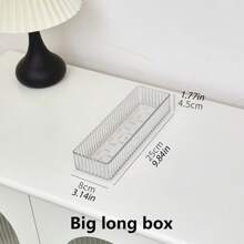 1 Stück / 3 Stück / 4 Stück / 7 Stück hochwertige luxuriöse multifunktionale Aufbewahrungsbox, Desktop Organizer Aufbewahrungsbox, Zuhause Hartes Material Schublade mit integrierter Kosmetikaufbewahrung, separater Schminktisch Desktop Hautpflege Produktorganizer, geeignet für Wohnzimmer, Badezimmer, Schminktisch, Organisationsaufbewahrung, für Urlaub, Strand, Badezimmer, Schlafzimmer, große Kapazität