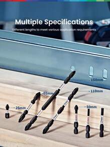 bosch 博世配件 PH1/PH2 冲击螺丝刀头套装 - 防锈，适用于塑料、木材和金属 - 适合家庭、办公室和工厂使用 - 彩色 - 查看 8