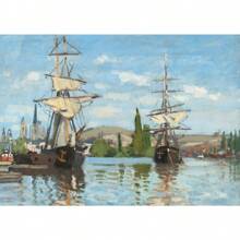 1pc Botanical Monet Exhibition Artwork Canvas Paintings Famous Artist Wall Arts Posters For Bedroom Office Home Decor No Frame ﻿ - Multicolor - View 24