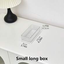 1 Stück / 3 Stück / 4 Stück / 7 Stück hochwertige luxuriöse multifunktionale Aufbewahrungsbox, Desktop Organizer Aufbewahrungsbox, Zuhause Hartes Material Schublade mit integrierter Kosmetikaufbewahrung, separater Schminktisch Desktop Hautpflege Produktorganizer, geeignet für Wohnzimmer, Badezimmer, Schminktisch, Organisationsaufbewahrung, für Urlaub, Strand, Badezimmer, Schlafzimmer, große Kapazität