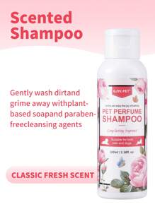 PETSIN 宠物香味洗发水，3.38 液量盎司 - 持久香味，温和清洁狗和猫，保湿除臭配方，适合所有毛发类型