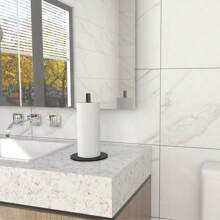 Paper Towel Holder Countertop, Standing Paper Towel Roll Holder For Kitchen Bathroom,Stainless Steel