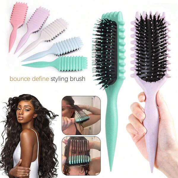 2025 New 1Pack Curl Define Styling Brush,Curly Hair Brush, Wet Dry Detangler Hair Brush,The Essential Tool For Shaping And Styling Your Curls, Achieve Perfectly Defined Curls Mother's Day Flowers,Personalized Gifts For Mom,Last Minute Gifts,Mother's Day Ideas,Mothering Sunday Gifts,Handmade Cards For Mum,Best Mother's Day Gifts Under $50