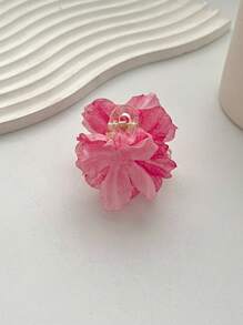 1pc Dried Rose Flower Hair Clip Claw For Women, Cute And Elegant Hair Accessories Suitable For Daily Use