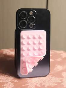 2 قطعة غطاء هاتف ذو شفاطات سيليكون الوجه ، مقبض هاتف لاصق من السيليكون بمصاصة قوية لأجهزة المحمول ، حامل هاتف ملحقات بدون يد للسيلفي والفيديو اليوم الوطني