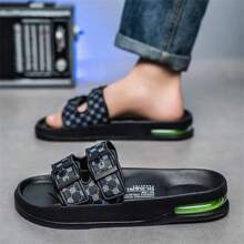 2025 New Summer Men's Slippers, Anti-Slip Thick Sole Sports Casual Beach Sandals