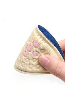 1 paar damesschoeninlegzolen, halve maat groter, anti-wrijving, antislip voor het vergroten van de schoenmaat