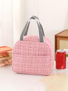 1pc Personalized Lunch Bag, Insulated Thermal Lunchbox Bag With Large Capacity, Portable Handbag Cooler Bag For Picnic, Outdoor, Travel, Kitchen, Students, Office Workers, Suitable As Gift For Family, Friends, Boyfriend/Girlfriend, Christmas, Valentine's Day, Birthday - Multicolor - View 11