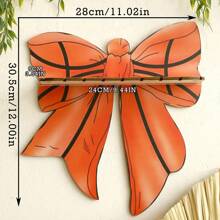 1 件波西米亚风格杨木材质棒球、足球、篮球、网球图案蝴蝶形状装饰水晶和石英壁架 - 彩色 - 查看 12