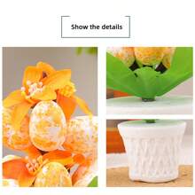 Easter Eggs Potted Decoration, Desktop Ornament, Realistic Spotted Eggs Planter, Garden Yard Outdoor Decor - Multicolor - View 4