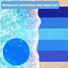 这款79英寸 x 83英寸（200厘米 x 210厘米）的超大号轻便防水防沙尼龙沙滩毯，适合海滩、野餐、旅行、露营等多种场合，是夏季度假的理想之选。