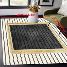 [Crystal Fleece 700g/㎡ Dotted Bottom 5mm Thickness] European-Style Living Room Bedroom Carpet, Washable, Non-Slip, Stain-Resistant Backing, Suitable For Bedroom, Dining Room, Kitchen, Office, Entrance, Living Room, Farmhouse Decoration, Indoor & Outdoor