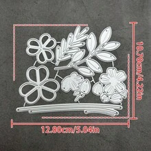 [Spring/Summer Edition] Spring Flower Clover Cutting Dies Luck Leaf Embossing Metal Dies Cut For DIY Scrapbooking Album Decorative Paper Crafting Card Making