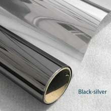 1 Roll Premium Heat Control Window Film For Home & Office - UV Blocking, Privacy Protection, Anti-Glare, Self Adhesive, Easy Install - Frosted Decorative Film For Bathroom, Living Room, Glass Doors