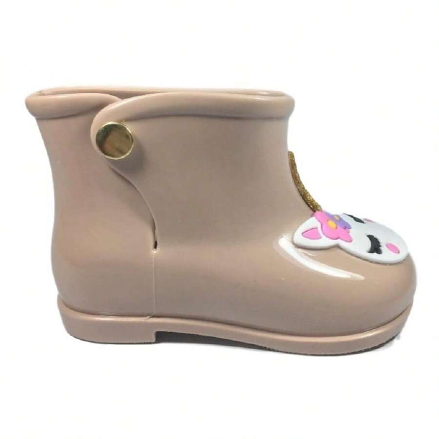 Bota Galocha Infantil Meninas Baby Unicórnio - Rosa Bebê - Visão 1