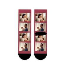 1 Pair Customized 3D Printed Portrait/Photo Socks, Unisex Personalized Novelty Crew Socks, Interesting And Unique Gifts For Easter, Women's Day, Father's Day, Celebrations, Parties, And Special Occasions - Multicolor - View 19