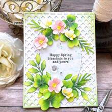 [Spring/Summer Edition] Spring Flower Clover Cutting Dies Luck Leaf Embossing Metal Dies Cut For DIY Scrapbooking Album Decorative Paper Crafting Card Making