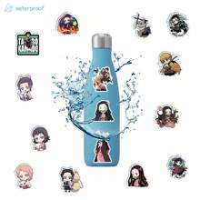 TOEI ANIMATION 100PCS Aniplex Officieel Gelicentieerde Stickers Kimetsu Tanjirou Nezuko Yaiba Gemengde Anime Cartoon Stickers Decoratie Voor Waterfles Laptop Skateboard En Verjaardagsfeestje Kerstcadeaus Voor Vrienden