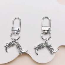 Vintage Western Style Zinc Alloy Cowboy Boots, Casual