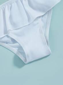 Newborn Baby Swimwear - White - View 8