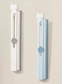 1 件可折叠刮刀清洁刮水器淋浴刮刀玻璃清洁地板窗户玻璃清洁工具家用玻璃刮水器，可折叠玻璃清洁刷 180 度可旋转硅胶玻璃刮刀适用于窗户镜子地板家庭清洁工具，家用多功能窗户清洁器浴室台面刮水器马桶旋转折叠玻璃刮刀家居浴室装饰返校 - 彩色 - 查看 7