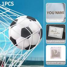 1pc Personalized Classic Tornado Style Size 5 Football, Soccer Ball For Outdoor Training And Entertainment, Suitable For Backyard, Park And Beach Kicking, Premium PU Leather Soccer Ball - Seamless, Highly Elastic , Suitable For Adult Training And Matches, Machine-Stitched Wear-Resistant PU Leather, Custom Logo For Christmas, Thanksgiving, Birthday Gifts For Men And Women, Perfect For Family Entertainment And Holiday Gifts,Stylish,Fashion,Hipster,Casual,Minimal Chic,Personalized,Customized,Custom,Unique,Guy Costumes,Capsule Wardrobe,Men Basic/Street Style,Ideal Gifts For Him,Boyfriend,Family,Friends,For Birthdays,For Vacation/Holiday,For School/Competition,For Sports/Climbing - Personalized Football Customization - View 8