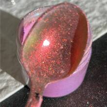 1 pieza de color aleatorio, Set de 7 piezas, Polvo iluminador Camaleón Extreme Powder Penetrante de Hielo Neón de Sirena, Polvo de sombra de ojos de 7 colores 0,3g