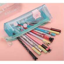 1pc Simple & Convenient Large Capacity Pencil Case Pouch