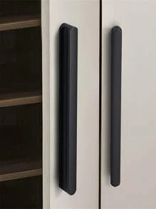 Solid Aluminum Cabinet & Drawer Long Pull Handles, Black And Gold Color For Furniture, Kitchen Cabinets - Multicolor - View 3