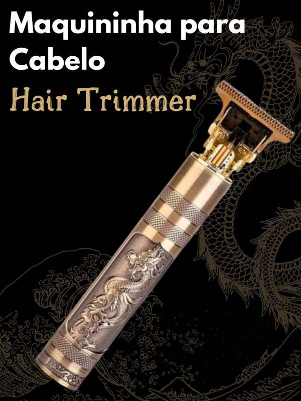Máquina Dragão para Cortar Cabelo | Para Cortar, Aparar, Barbear e Dar Acabamento | Maquininha Hair Trimmer